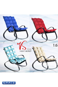 1/6 Scale modern Rocking Chair (turquoise)