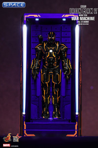 Neon Tech War Machine Hall of Armor Movie Masterpiece Compact MMSC013 (Iron Man 2)