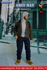 1/6 Scale Grey Man Outfit and Weapon Set A