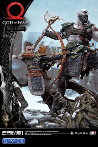 1/4 Scale Kratos & Atreus Ultimate Premium Masterline Statue (God of War)