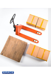 1/6 Scale orange Pallet Truck