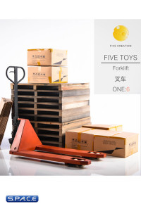 1/6 Scale Pallet Stack and Cartons Accessory Set