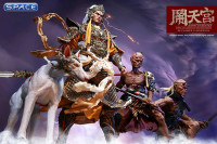 1/6 Scale Erlang God Yang Jian, the Deified Dog, Alternative God Black Horn & Alternative God Young Bone (Havoc in Heaven)