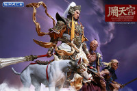 1/6 Scale Erlang God Yang Jian, the Deified Dog, Alternative God Black Horn & Alternative God Young Bone (Havoc in Heaven)