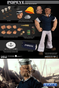 1/12 Scale Popeye & Bluto One:12 Collective Stormy Seas Ahead Deluxe Box Set (Popeye)