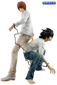 Light Yagami & L G.E.M PVC Statue (Death Note)