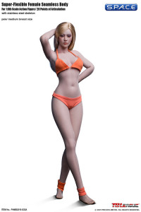 1/6 Scale female super-flexible seamless pale Body with medium breast / headless