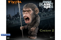 Caesar with Spear Deformed Real Series Vinyl Statue (Rise of the Planet of the Apes)