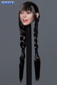 1/6 Scale Bai Ling Head Sculpt (black hair with braids)