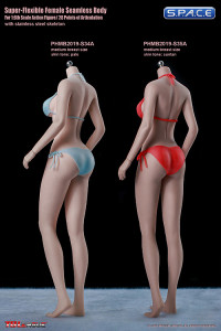 1/6 Scale female super-flexible seamless pale Body with medium breast / headless