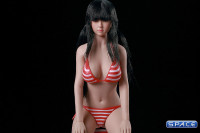 1/6 Scale female super-flexible seamless suntan Body with medium breast with head sculpt