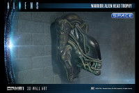Warrior Alien Head Trophy 3D Wall Art (Aliens)