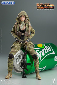 1/12 Scale MC Camouflage Women Soldier - Villa