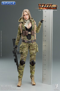 1/12 Scale MC Camouflage Women Soldier - Villa