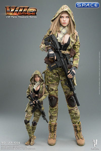 1/12 Scale MC Camouflage Women Soldier - Villa