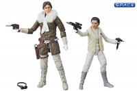 6 Han Solo & Leia Organa 2-Pack Hascon Exclusive (Star Wars - The Black Series)