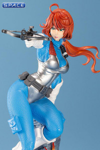 1/7 Scale Scarlett 25th Anniversary Bishoujo PVC Statue sky blue color Version (G.I. Joe)