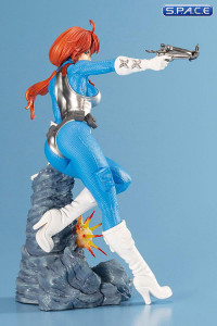 1/7 Scale Scarlett 25th Anniversary Bishoujo PVC Statue sky blue color Version (G.I. Joe)