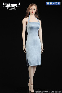 1/6 Scale neckholder Dress (light blue)