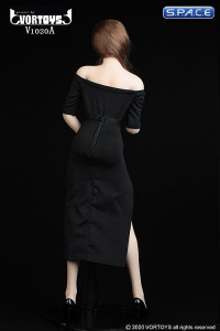 1/6 Scale shoulder-free body with pencil skirt (black)