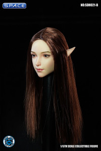 1/6 Scale Valaina Head Sculpt (long brown hair)