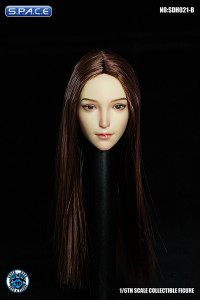 1/6 Scale Valaina Head Sculpt (long brown hair)