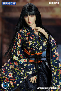 1/6 Scale Valaina Head Sculpt (long black hair)