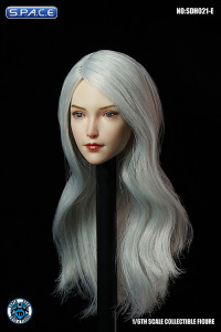 1/6 Scale Valaina Head Sculpt (long white hair)