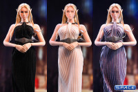 1/6 Scale backless Evening Dress (champagne color)