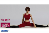 1/6 Scale Yoga Suit (burgundy color)