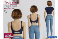 1/6 Scale two-piece Yoga Suit (blue)