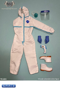 1/6 Scale Male Disposable Protective Clothing Set