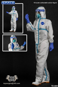 1/6 Scale Female Disposable Protective Clothing Set