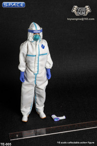 1/6 Scale Female Disposable Protective Clothing Set