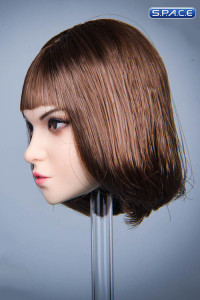 1/6 Scale Lena Head Sculpt (dark brown hair)