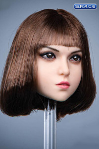 1/6 Scale Lena Head Sculpt (dark brown hair)