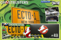 1:1 Ecto-1 License Plate Life-Size Replica (Ghostbusters)