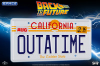 1:1 OUTATIME License Plate Life-Size Replica (Back to the Future)