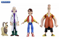 Complete Set of 3: Toony Classics Series 1 (Back to the Future)