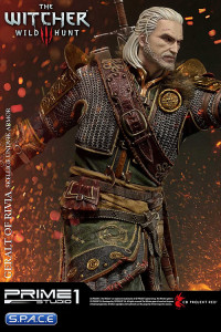 1/4 Scale Geralt of Rivia Skellige Undvik Armor Exclusive Version Premium Masterline Statue (The Witcher 3: Wild Hunt)