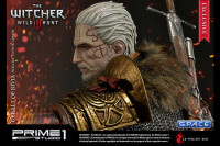 1/4 Scale Geralt of Rivia Skellige Undvik Armor Exclusive Version Premium Masterline Statue (The Witcher 3: Wild Hunt)