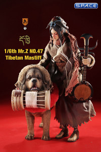 1/6 Scale Tibetan Mastiff (light brown)