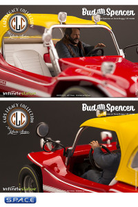 Bud Spencer on Dune Buggy Statue (Watch Out, We’re Mad!)