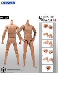 1/6 Scale male super-flexible Caucasian Basketball Players Body with Head connector