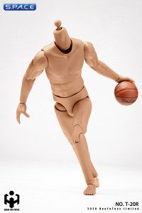 1/6 Scale male super-flexible Caucasian Basketball Players Body with Head connector