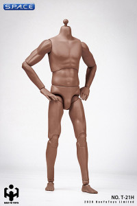 1/6 Scale male super-flexible Afro American Basketball Players Body with modelled neck
