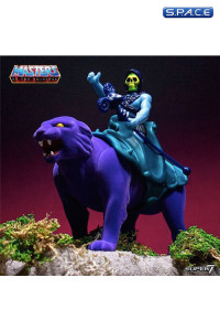 Bundle of 2: Panthor & Battle Cat ReAction Figures (Masters of the Universe)
