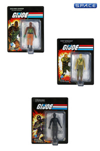 Set of 3: G.I. Joe Wave 1 World’s Smallest Micro Action Figures (G.I. Joe)