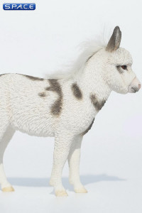 1/6 Scale Dwarf Donkey Foal (black/white)