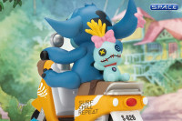 Stitch & Scrump Coin Ride Diorama Stage 041 (Lilo & Stitch)